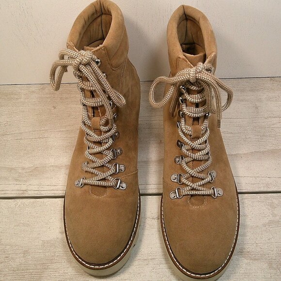 Arlene Combat Boot Oasis Society Tan Lace up Boot Size 9 - Picture 5 of 8